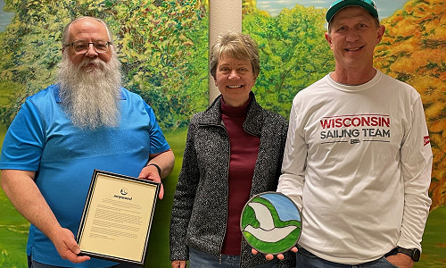 Pickhardt honored by Maywood Environmental Park